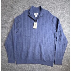 Jason Wu 100% Merino Wool Mens XLarge Blue Sweater‎